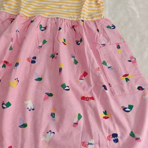 NWT Hanna Andersson rainbow bird hopscotch dress - Picture 3 of 5